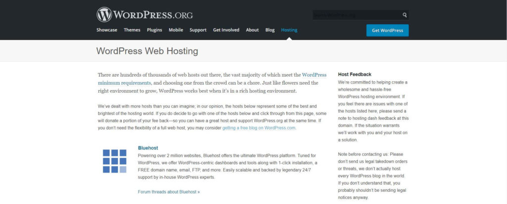 wordpress-blueHost-recommended