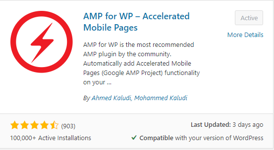 AMP WordPress Plugin