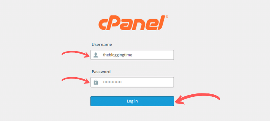 cPanel-Login