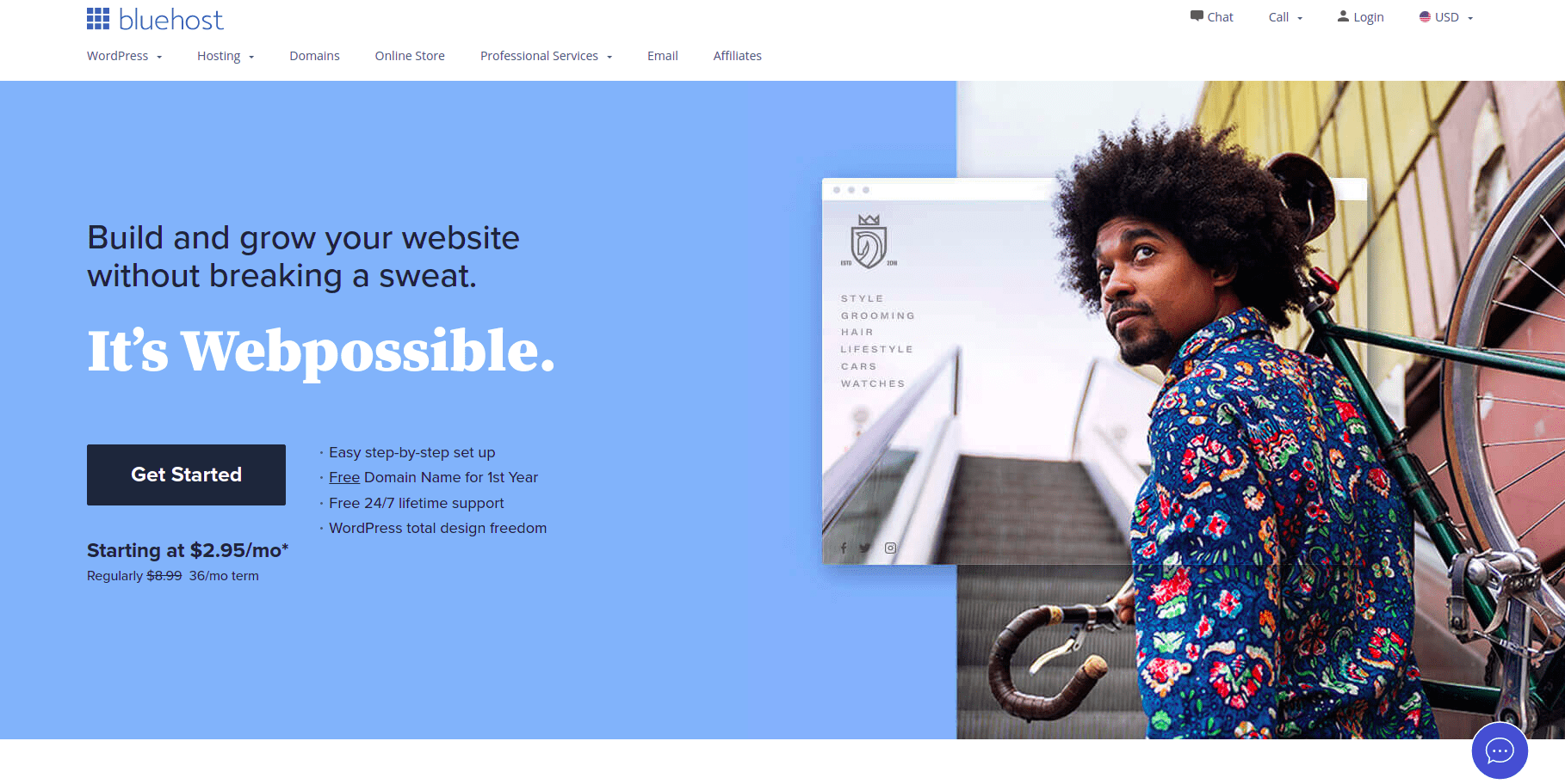 bluehost-homepage-2021